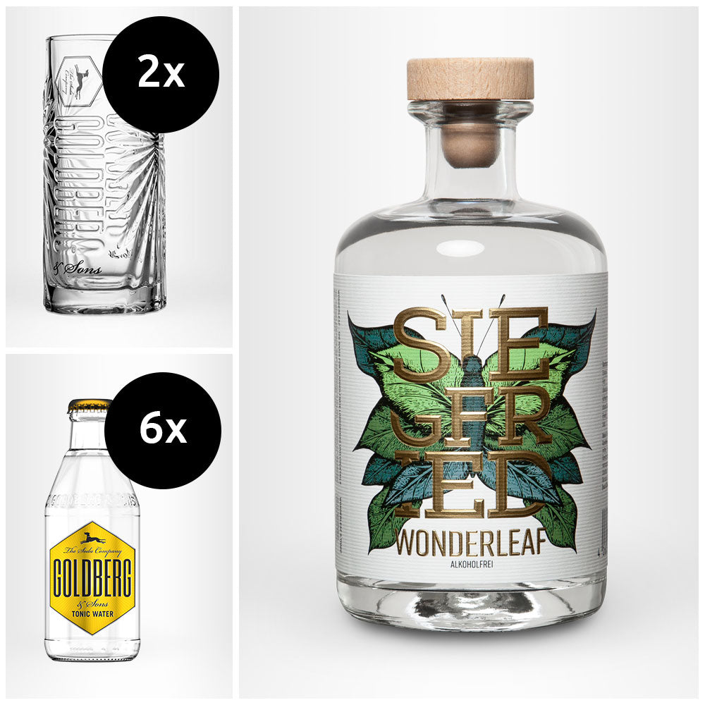 alkoholfrei nach + 6x Wonderleaf Wahl SIEGFRIED Tonic GOLDBERG – – Water